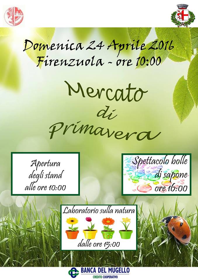 DOMENICA 24 /4 -  MERCATINO DI PRIMAVERA