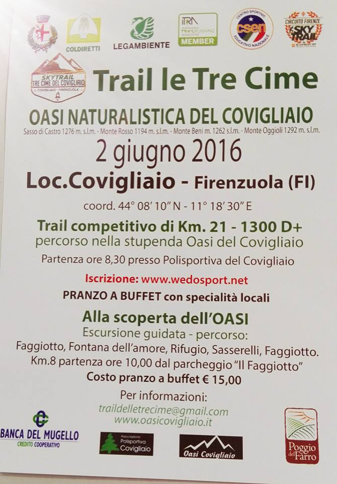 2 GIUGNO COVIGLIAIO TRAL LE TRE CIME 