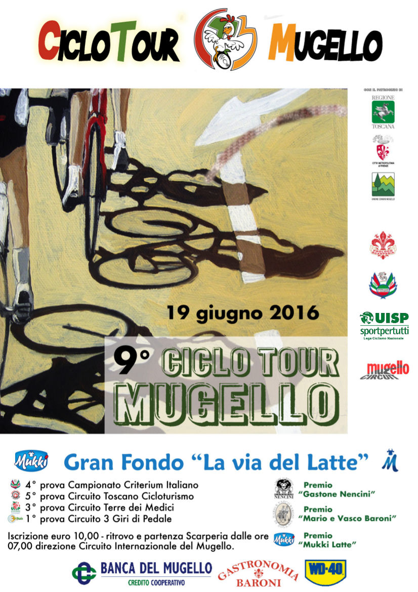 19 GIUGNO - CICLOTOUR MUGELLO