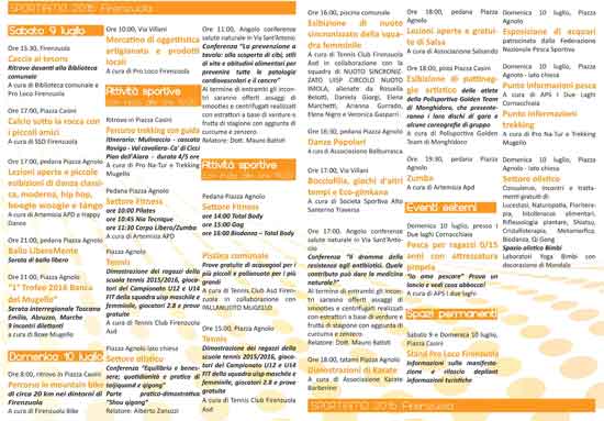 9 e 10 luglio SPORTIAMO 