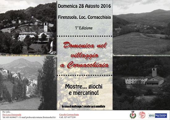 28/08 CORNACCHIAIA Mercatino 