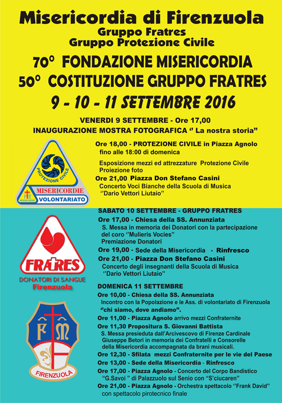 9-10-11/09 70ANNIVERSARIO DELLA MISERICORDIA