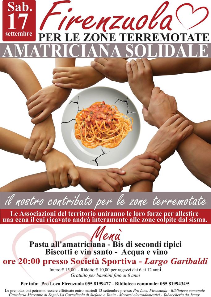 17/09 FIRENZUOLA PER IL TERREMOTO