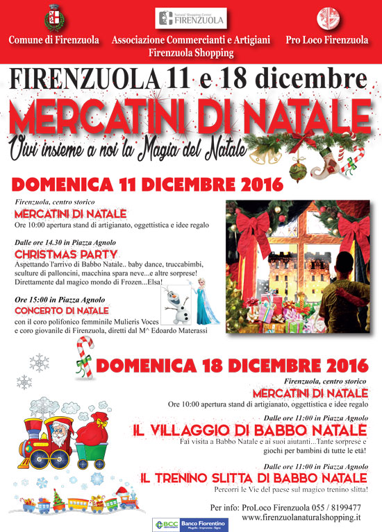 MERCATINI DI NATALE A FIRENZUOLA