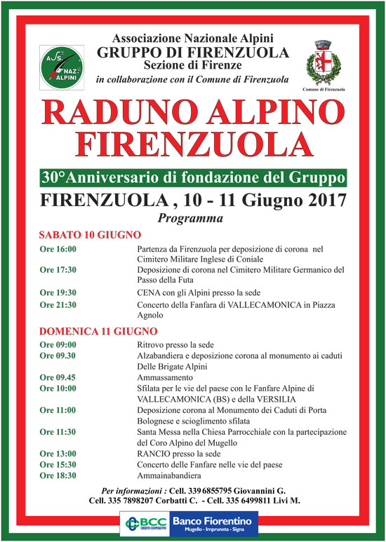 10/06 e 11/6  FESTA DEGLI ALPINI 